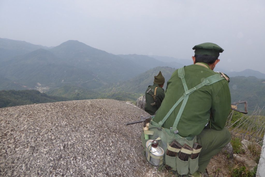 Kachin resistance fighters in Kachin State