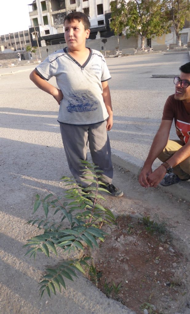 Boy who witnessed crucifixions and a mother being stoned. Now a tree grows at the site.