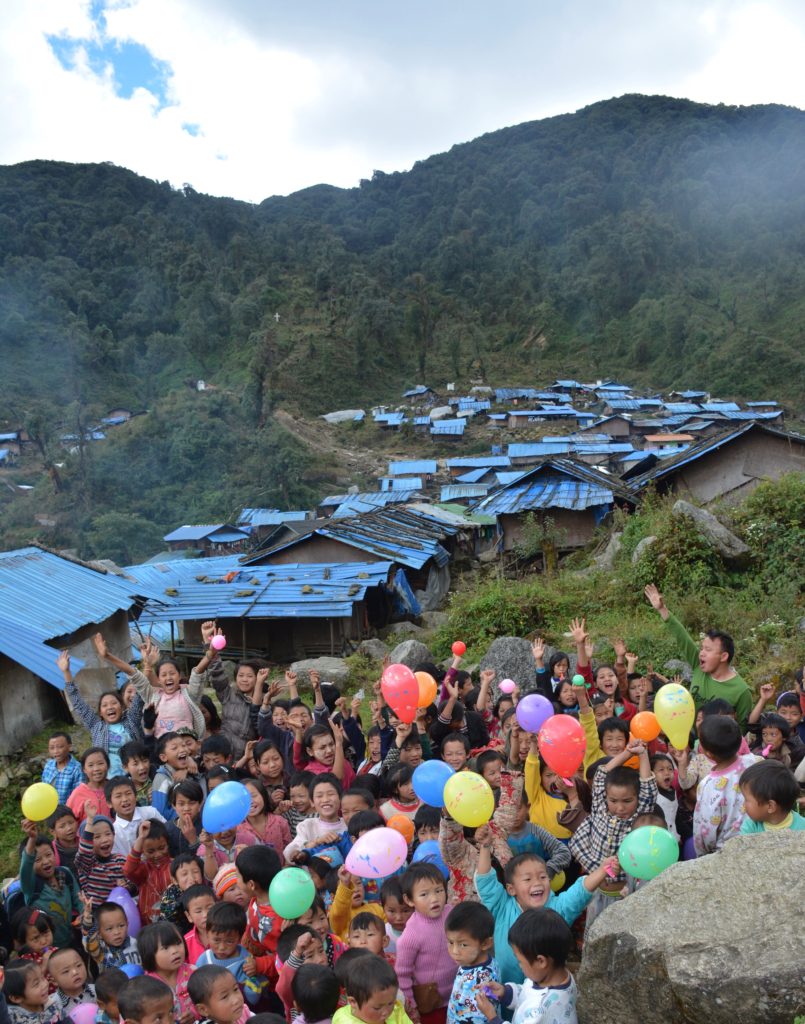 Good Life Club program at an IDP camp in Kachin State. Photo: FBR.