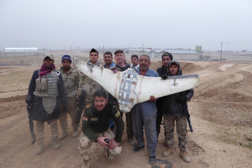 ISIS drone shot down these Iraqi soldiers in NE Mosul