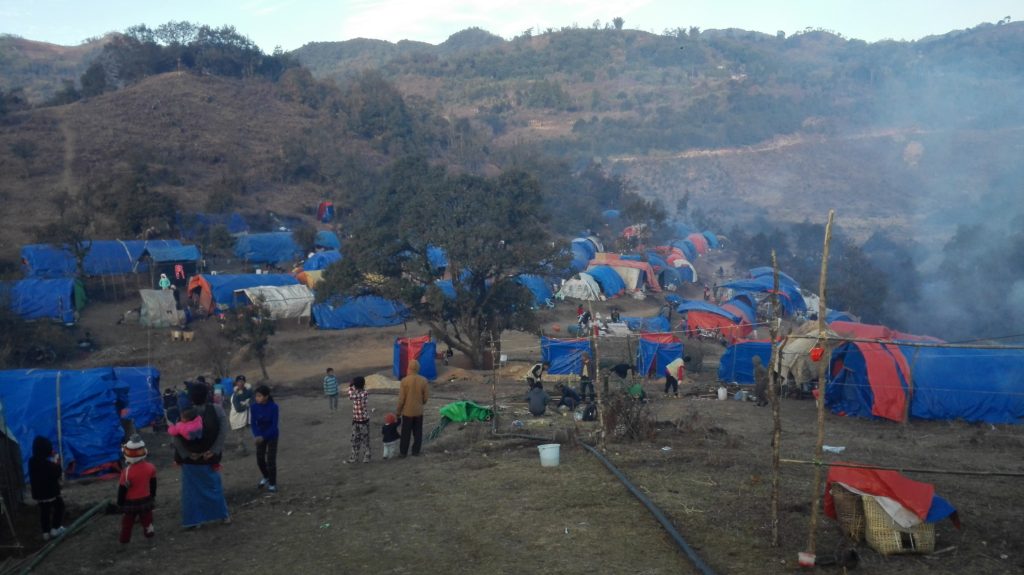 Sha It Yang IDP camp morning