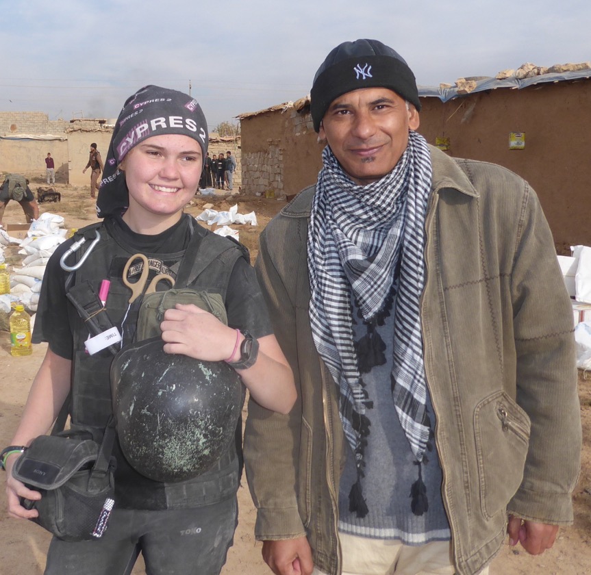 Haman with our daughter Sahale in Mosul