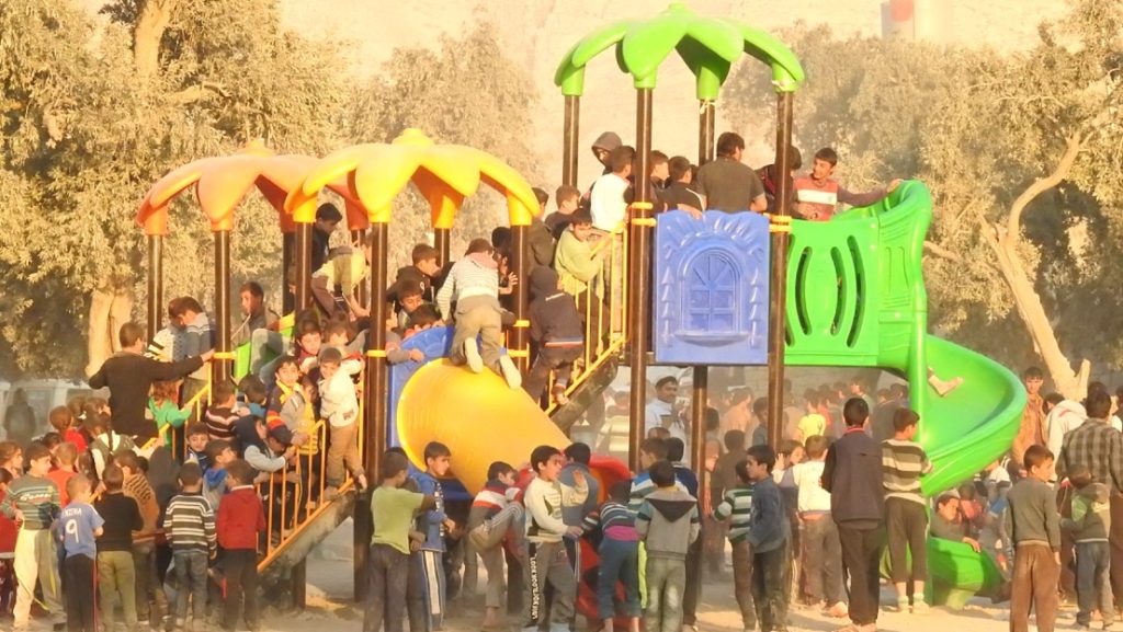 One of seven playgrounds built in Kurdistan & Iraq with Reload Love and other friends