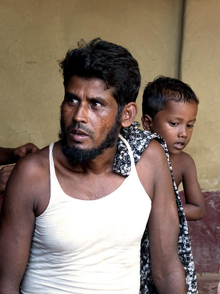 Abu Ahmed, one of the half-million Rohingyas who recently fled Burma.