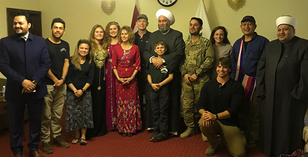 The FBR Iraq team with Dr. Khalid Almulla, at center, one of the top Sunni leaders. 