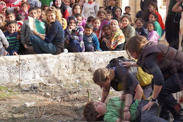 The GLC program in downtown Raqqa.