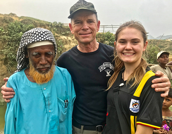 “My two sons were shot dead right in front of me,” said this Rohingya father while talking with Dave and Sahale.