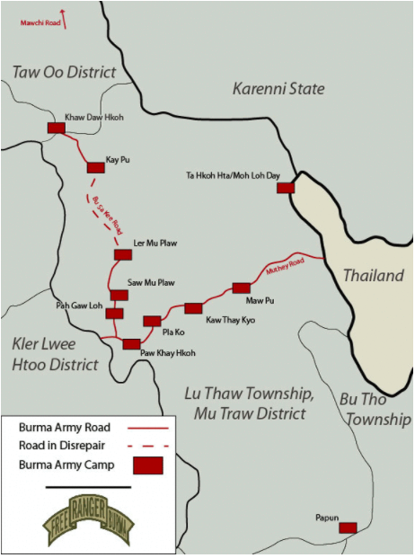 A map of Luthaw Township from our 2013 report.