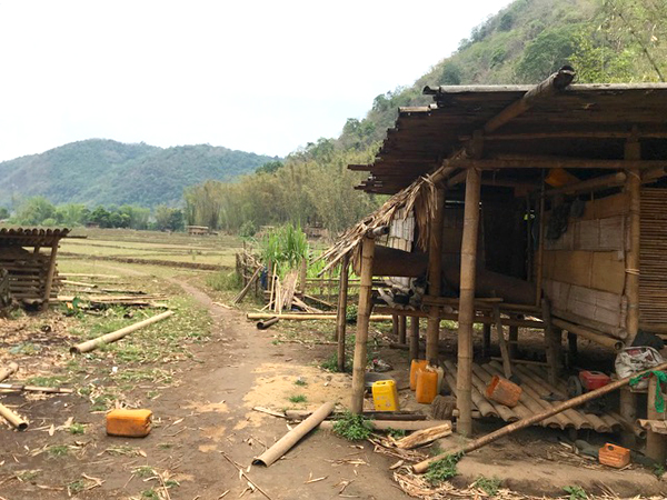 Abandoned village in Ler Moo Paw valley, Karen State.