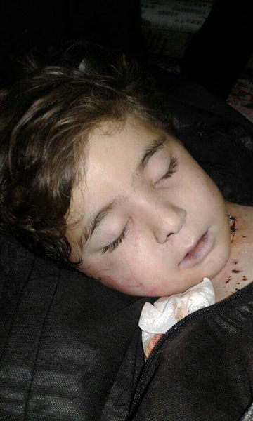The niece, Riven Khandofan Hamdoush, shot dead by FSA militants.
