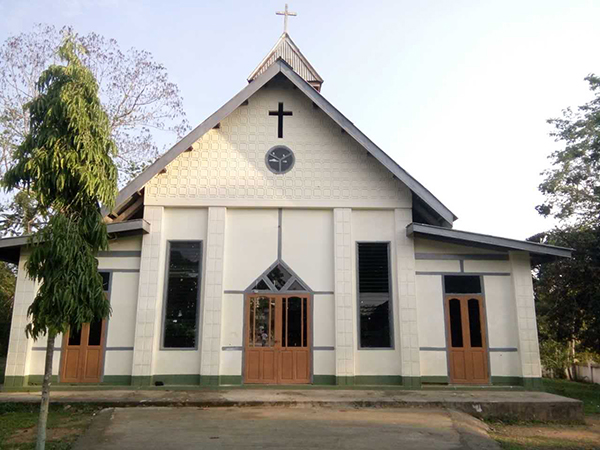 Roman Catholic (RC) Church in Kamaing Kawng Ra Village, Hpakant Township, that the Burma Army attacked.