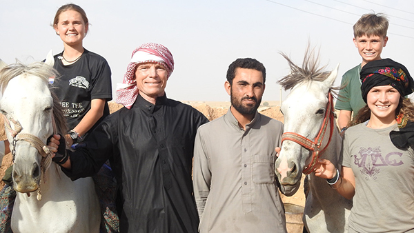 With Bedouin friends