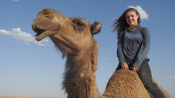 Suu and camel