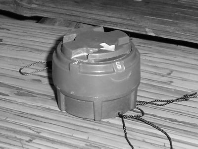 landmine side view