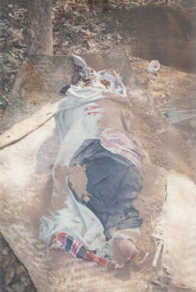 woman killed by Burma Army