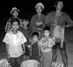 Burma family on the run