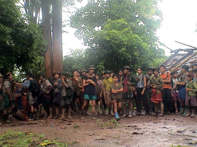 IDPs fleeing in Toungoo District