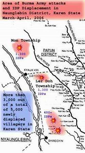 Nyaunglebin District map