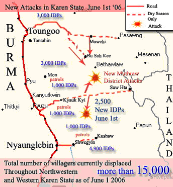 New attacks in Karen state