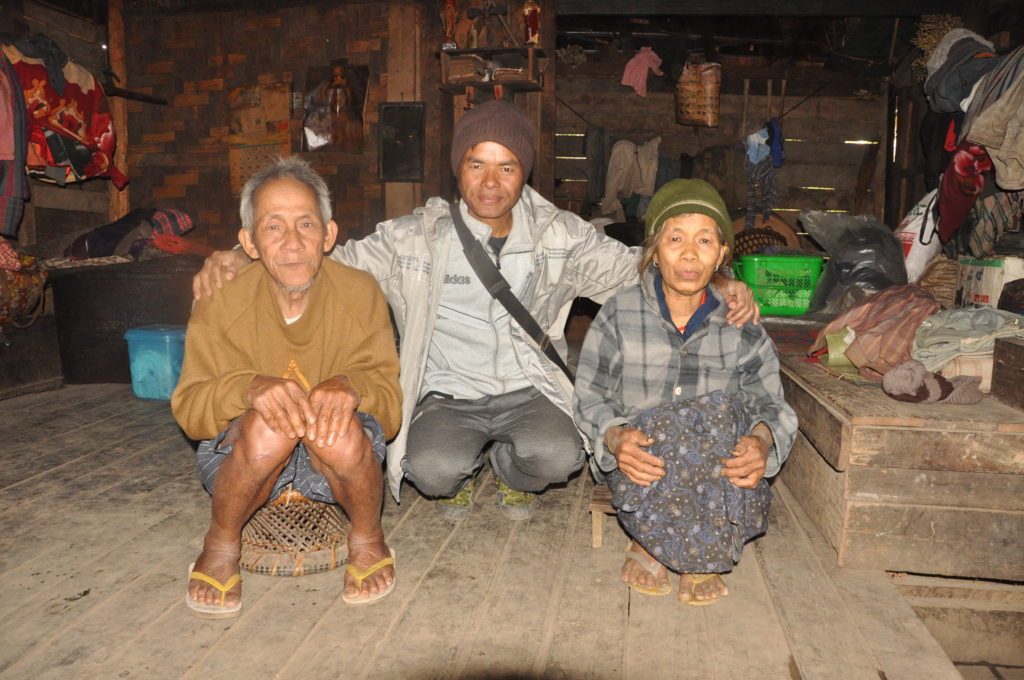 Meeting with elderly opium farmers.