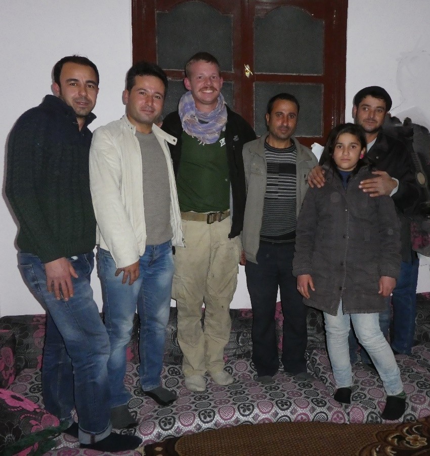 Praising God with our friends in city of Kobane