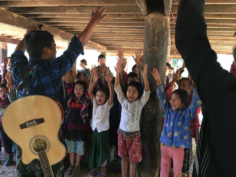 Rangers teach children's songs
