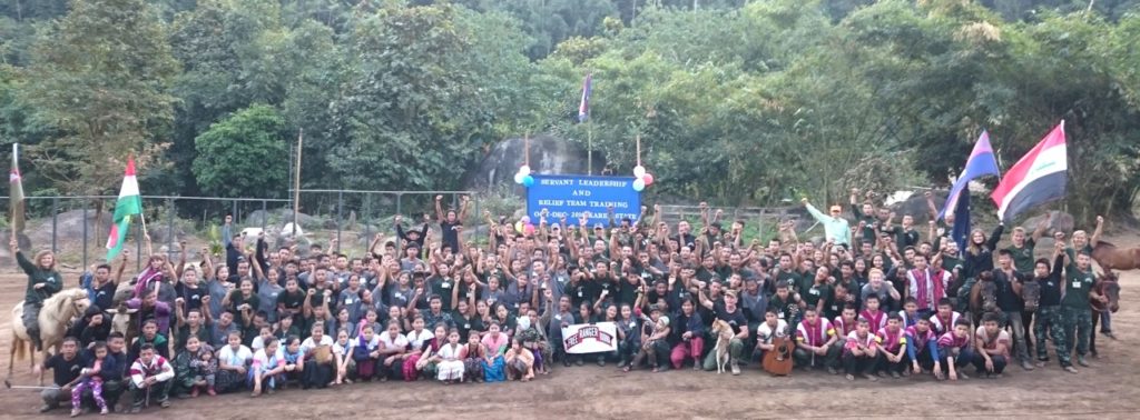 Graduation of new FBR relief teams in Burma