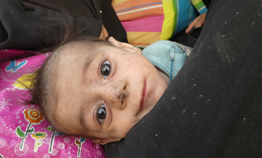 A baby who was saved.