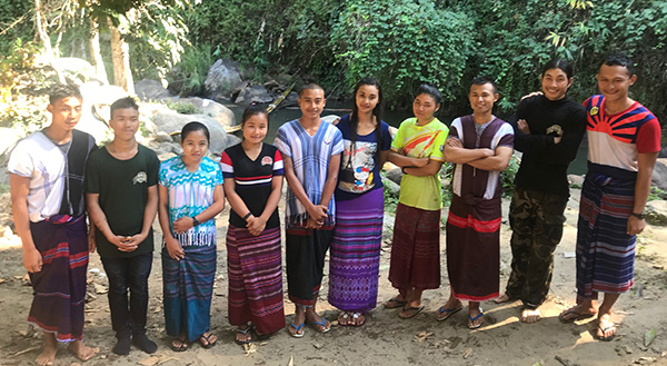 The 12 Rangers after being baptized.