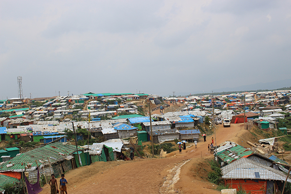 One of the many refugee camps that now exist in southern Bangladesh.