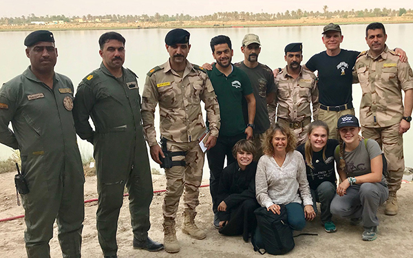 Reuniting with our Iraqi Army friends