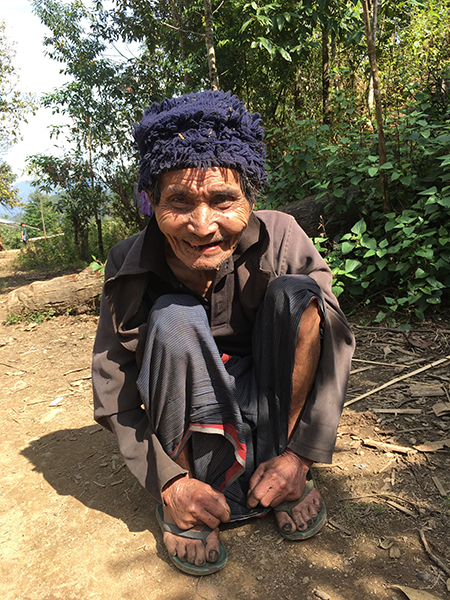 Htee Say, a 103-year-old Karen man who fought the Japanese in these same hills during World War II.