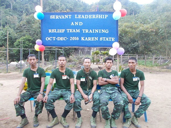 Min Min Naing pictured at far left.