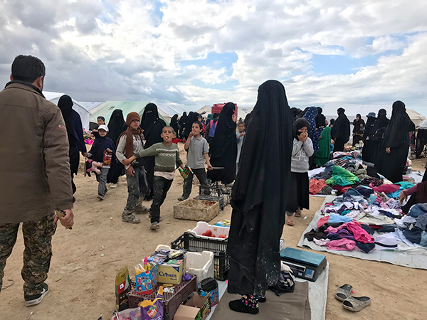 Over 70,000 people are now living in Al-Hol refugee camp, the majority of which are women and children.