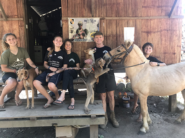 Our family in Burma.