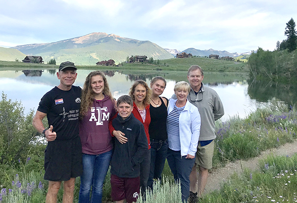 With the Stallings' who hosted our board meetings in Crested Butte, CO.