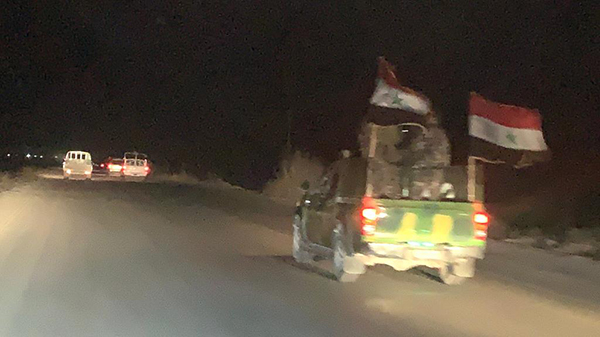 Assad's army on the move, 25 Oct. 2019.