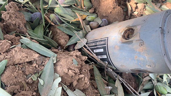 A munition from the Turkish drone on 23 Oct. 2019