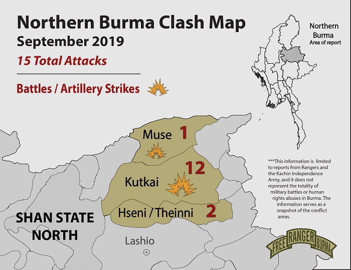 Northern Burma Clash Map September-01