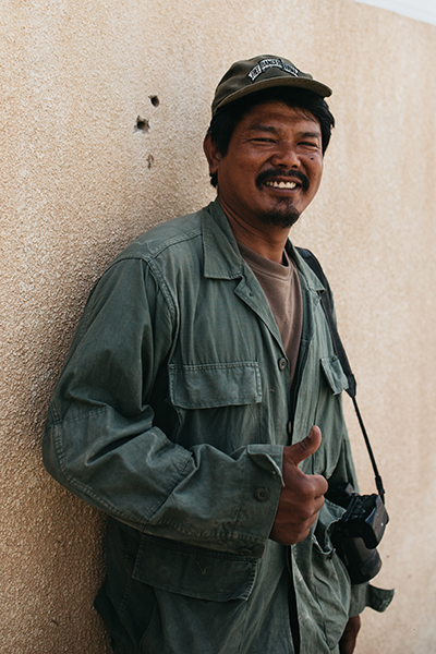 Zau Seng, our Kachin cameraman and medic who was killed during a Turkish-supported Free Syrian Army attack on 3 Nov. 2019. Please click the photo to watch a video made in honor of Zau Seng.