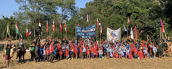 Rangers and villagers at the end of the GLC program