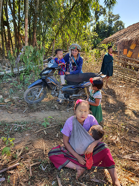 Some of the villagers who attending a GLC program