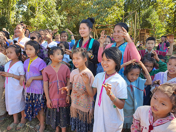 Local villagers at a GLC program