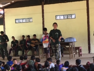Teaching about vital organs during a GLC program