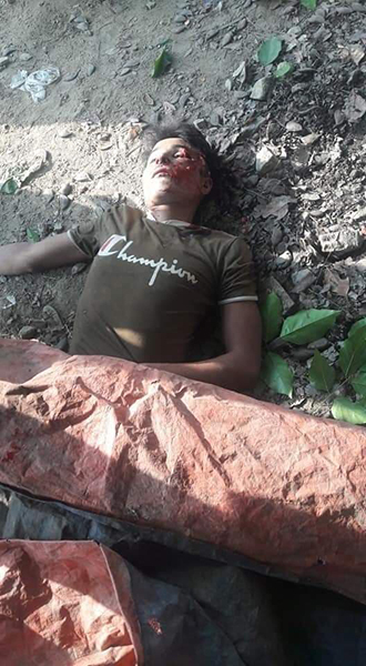 One of the eight victims from the attack in Arakan State