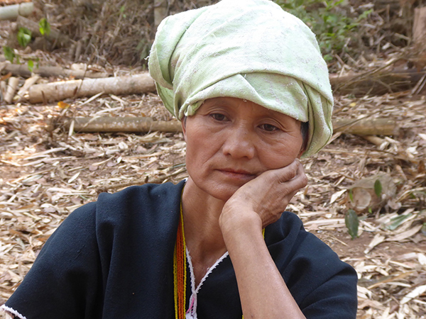 Naw Yu Mer, widow of Saw They Mi who was killed by the Burma Army near Saw Mu Plaw Village.