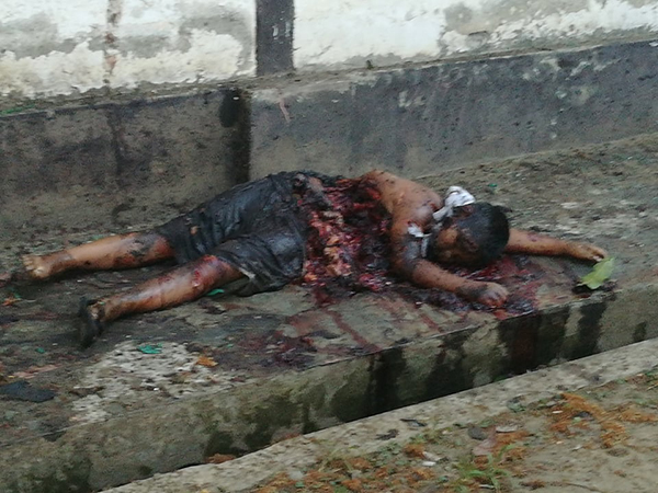 A young boy who was killed in the April 22 attack.