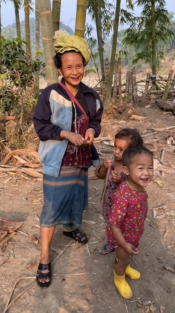 A Karen mother at the end of the childrens program