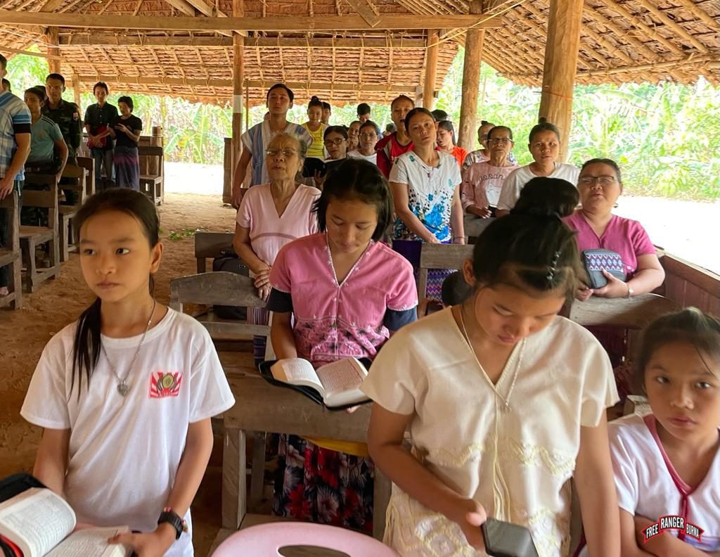 Displaced Karen people singing 2