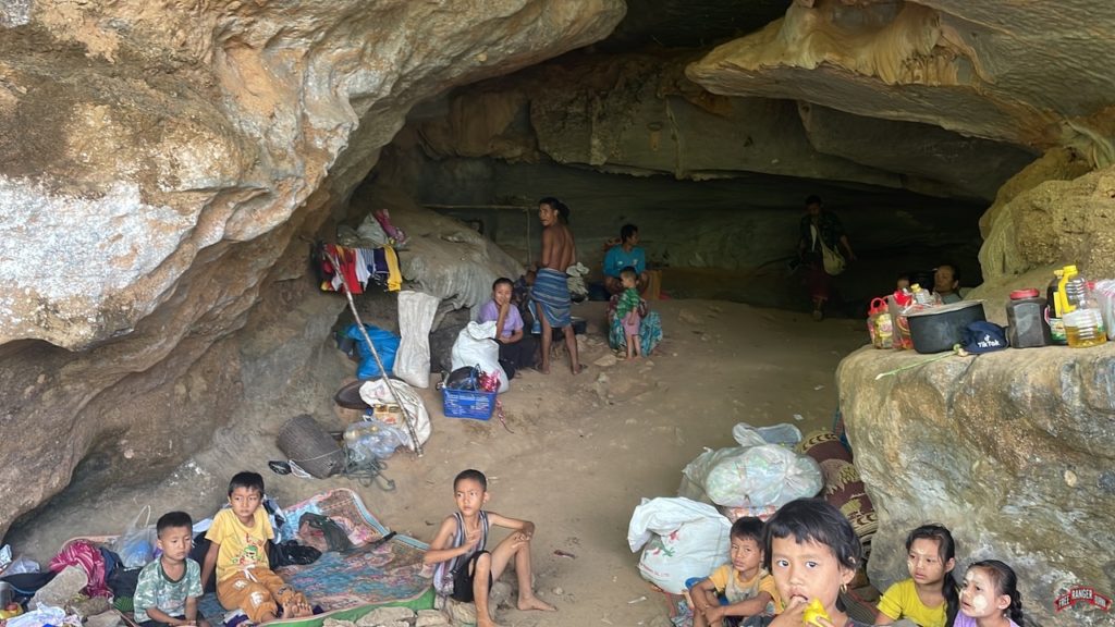 families in a cave